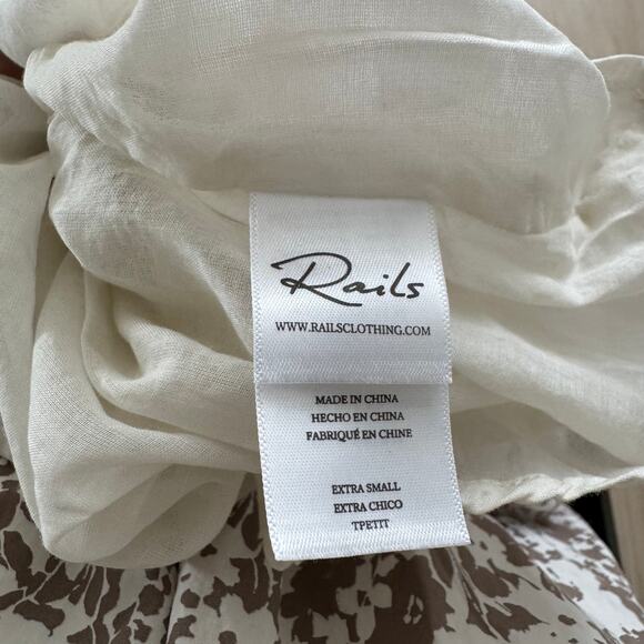 Rails Leni Cafe Floral Dress Size XS - Picture 6 of 7